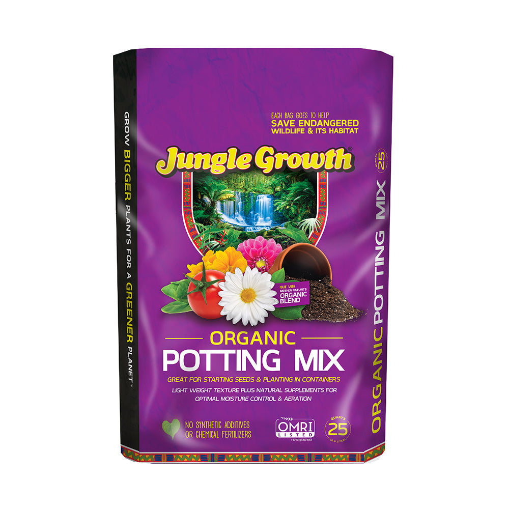 potting mix additives Jungle Growth Organic Potting Mix 25qt Premium Soil