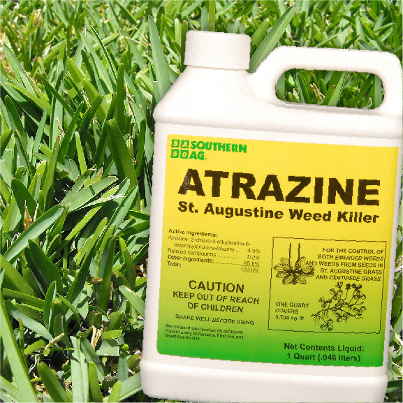 herbicide for centipede lawns Atrazine St. Augustine Weed Killer 1 Quart
