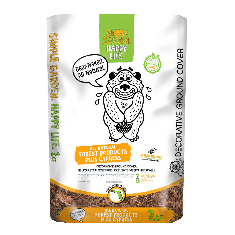 Full Pallet - Simple Garden Happy Life Cypress Blend Mulch - 2CF