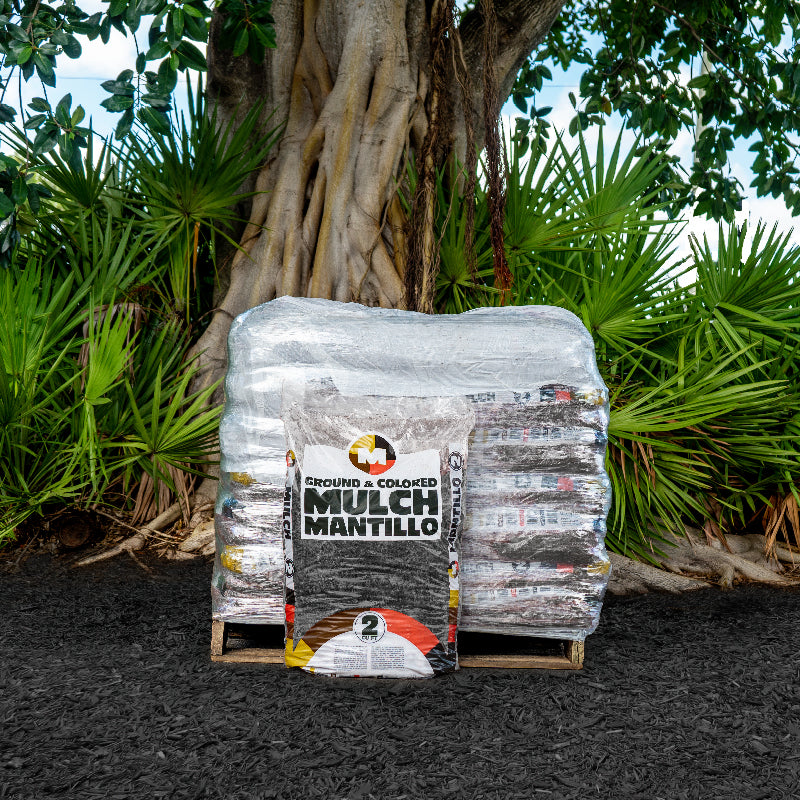 Full Pallet - Mulch Mantillo Black Mulch - 2CF Bags / 35 count