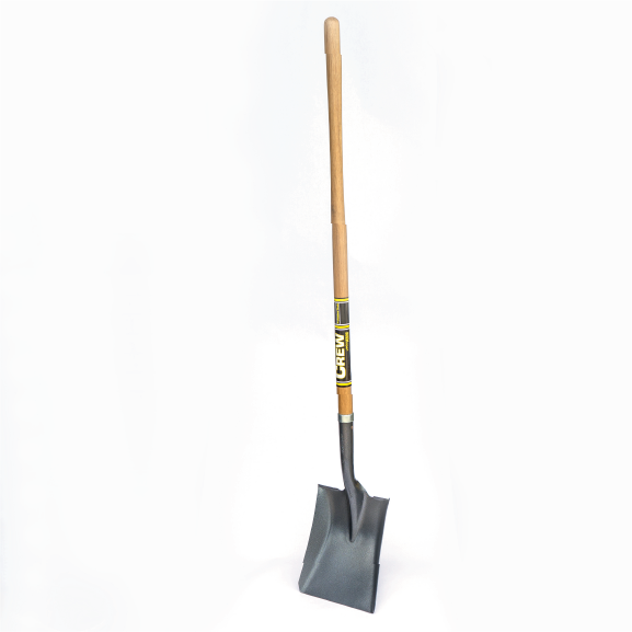 Wooden top handle shovel