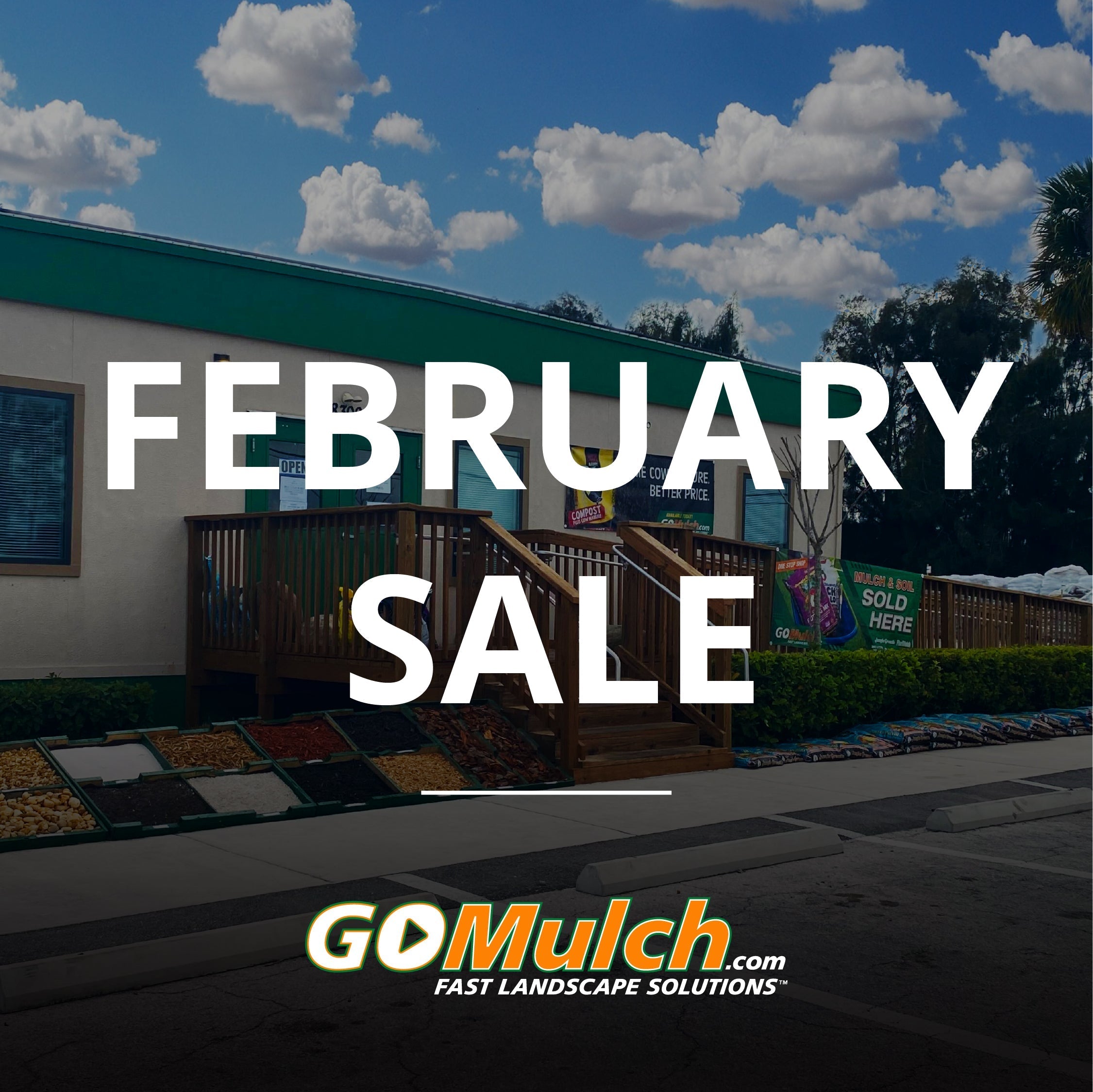 February Garden Savings Are Here – Stock Up Before Spring at GoMulch™ Fast Landscape Solutions