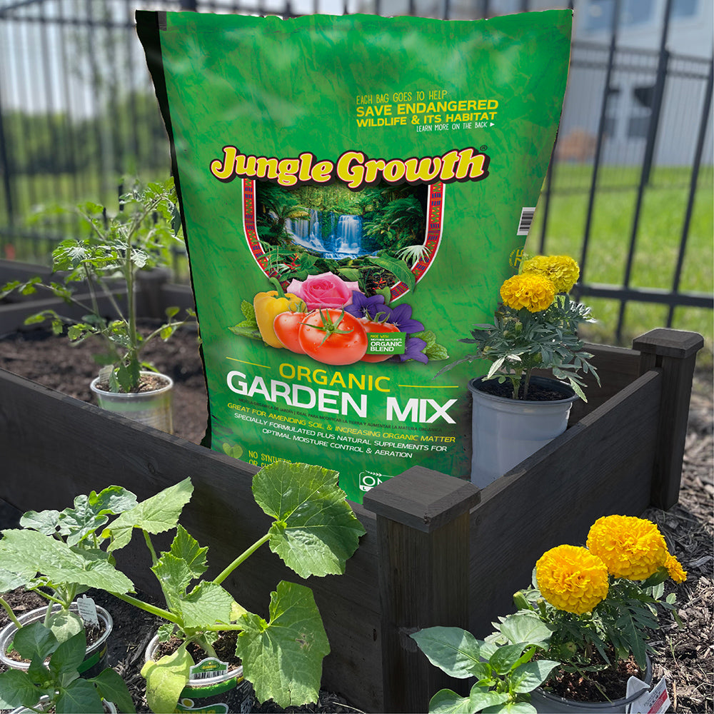 better homes and gardens organic potting mix Jungle Growth - Premium Organic Garden Mix