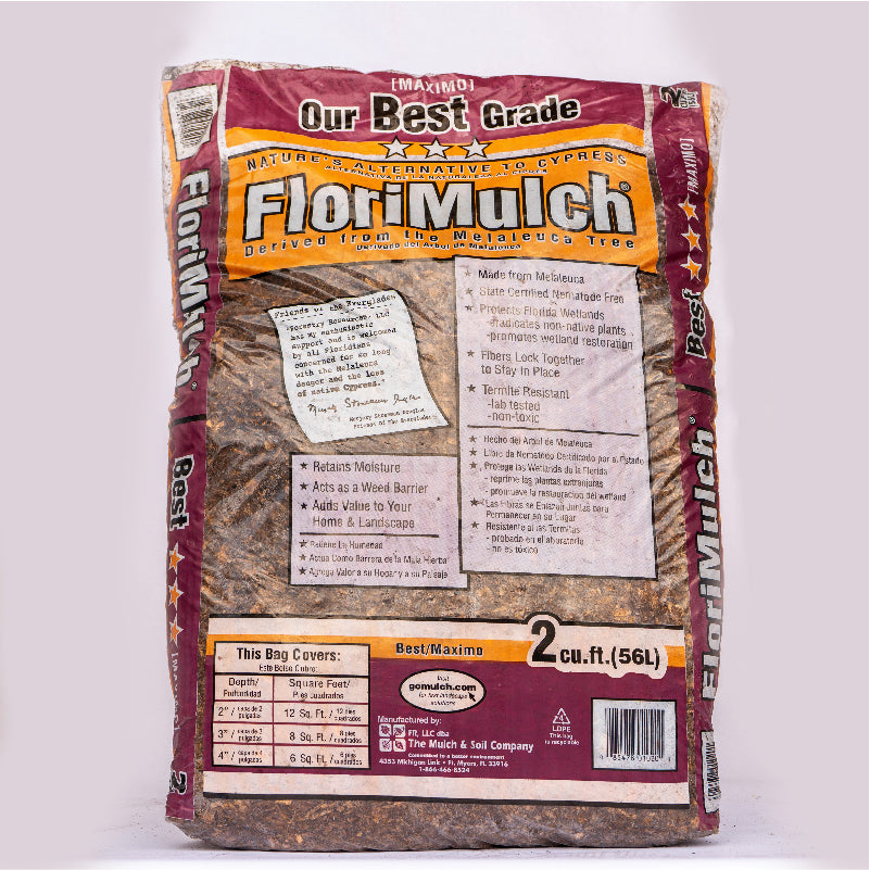 Full Pallet - FloriMulch Mulch - 2CF Bags / 35 count