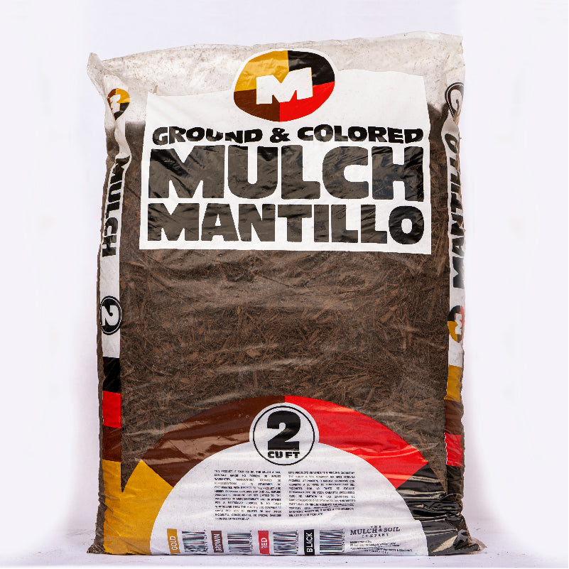 Full Pallet Mulch Mantillo Cocoa Brown Mulch 2CF Bags / 35 count