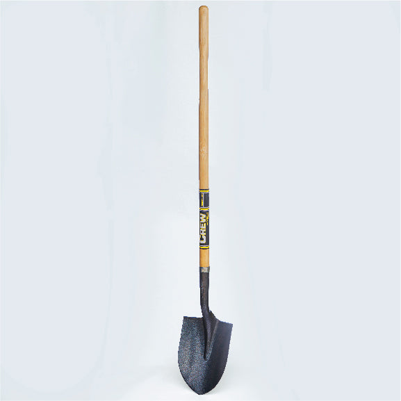 Shovel Crew Round Point Wood Handle 47"