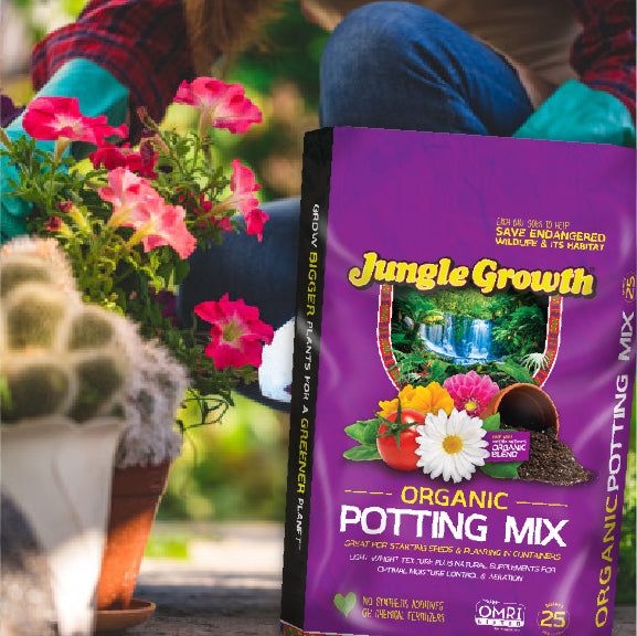 Jungle Growth - Premium Organic Potting Mix - 25QT Bag