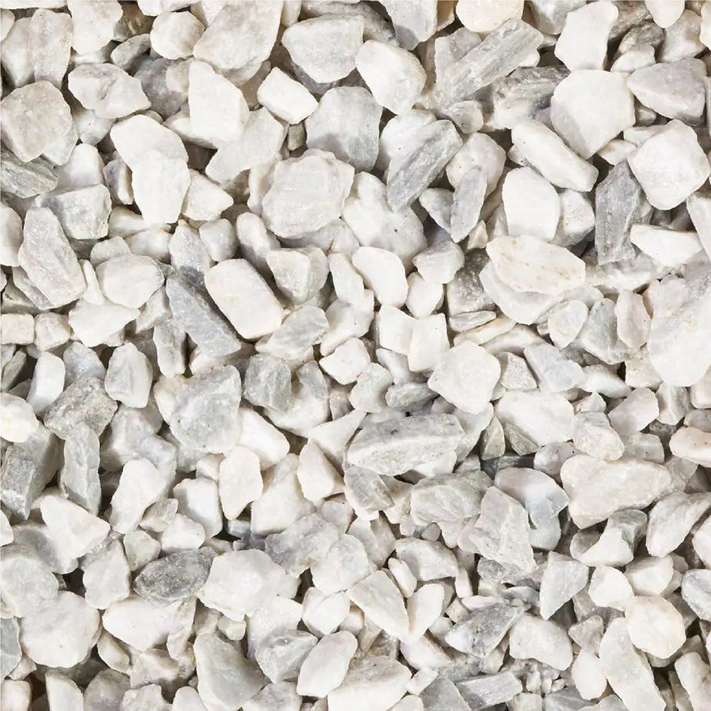 Bulk Rock - White Marble Chips 1"